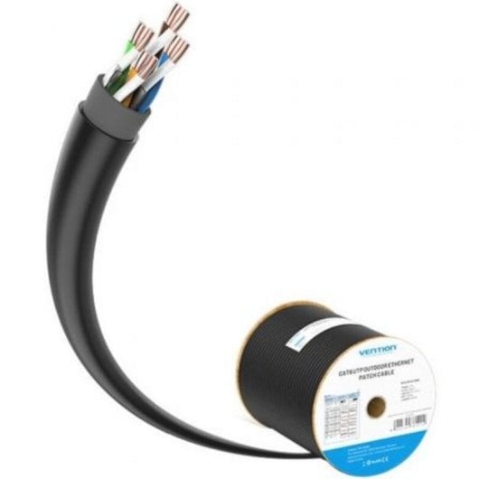 Cable de red Vention IHLB305 Cat6 305 m negro UTP cobre PVC 23AWG