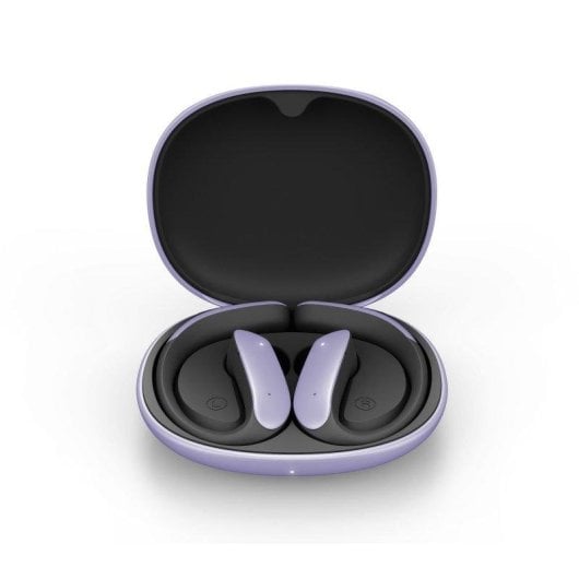 Auriculares Energy Sistem PulseFit inalámbricos Bluetooth deportivos con micrófono y protección IPX5, negros