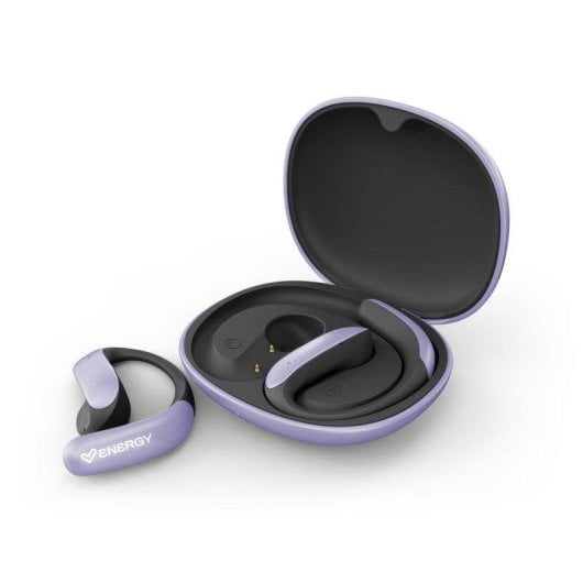 Auriculares Energy Sistem PulseFit inalámbricos Bluetooth deportivos con micrófono y protección IPX5, negros