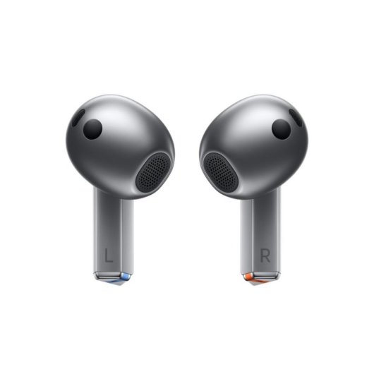 Auricolari Samsung Galaxy Buds 3 wireless Bluetooth con Cancellazione Rumore, IP57, touch, argento