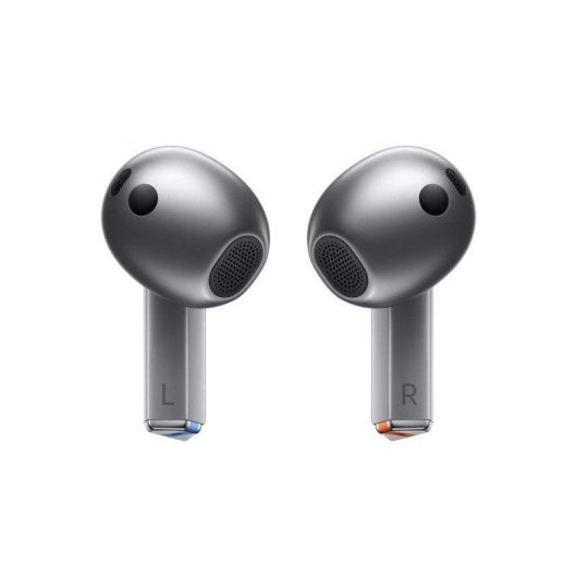 Auricolari Samsung Galaxy Buds 3 wireless Bluetooth con Cancellazione Rumore, IP57, touch, argento