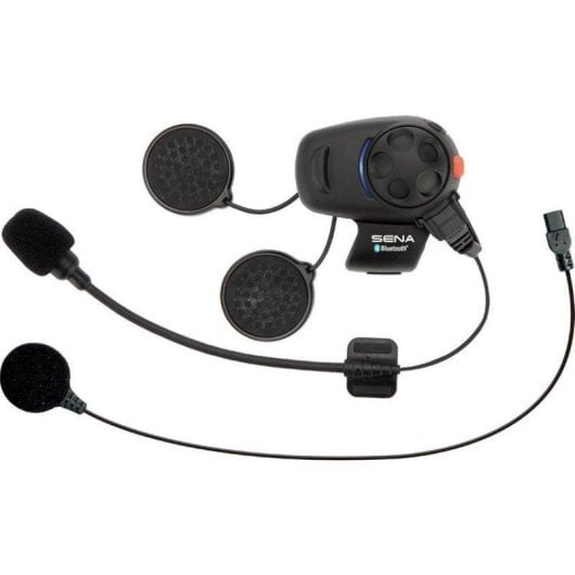 Kopfhörer Arsenal Smh5-10 kabellos Bluetooth Motorrad Intercom 400 m Schwarz
