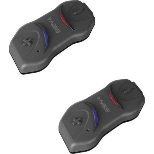 Auriculaires Arsenal 10r Duo sans fil Bluetooth pour moto avec radio FM Gris