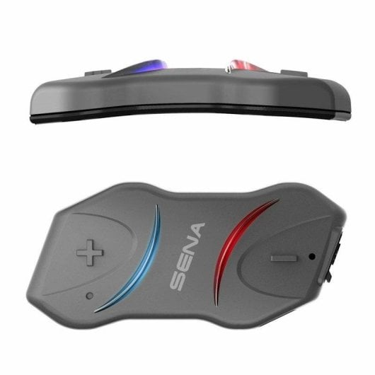 Auriculaires Arsenal 10r Duo sans fil Bluetooth pour moto avec radio FM Gris