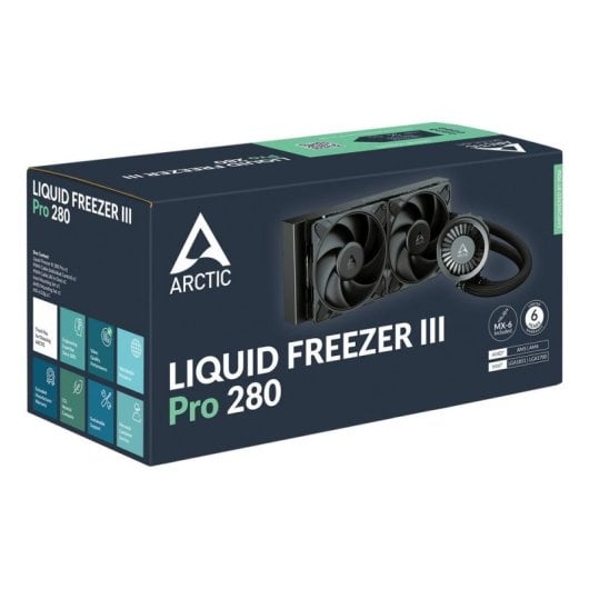 Wasserkühlung Arctic Liquid Freezer III Pro 280 280mm 2 Lüfter VRM-Lüfter
