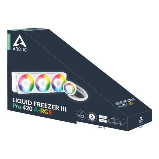 Refrigeración Líquida Arctic Liquid Freezer III Pro 420mm 3 Ventiladores A-RGB Blanco
