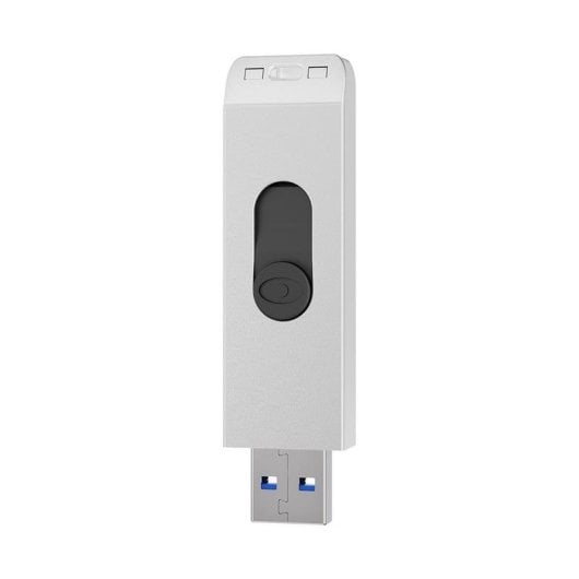 Unidad flash USB HP HPFD819W-A-64 64 GB USB 3.2 Gen 2 Deslizable Plata