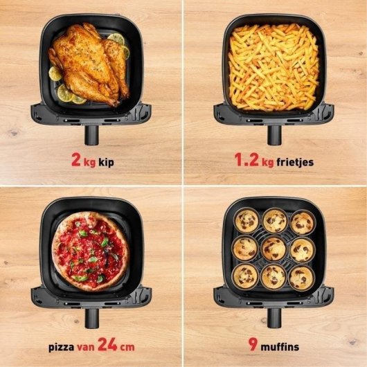 Airfryer Tefal Easy Fry Mega EY855D10 7,5L 2020W Digitale Timer
