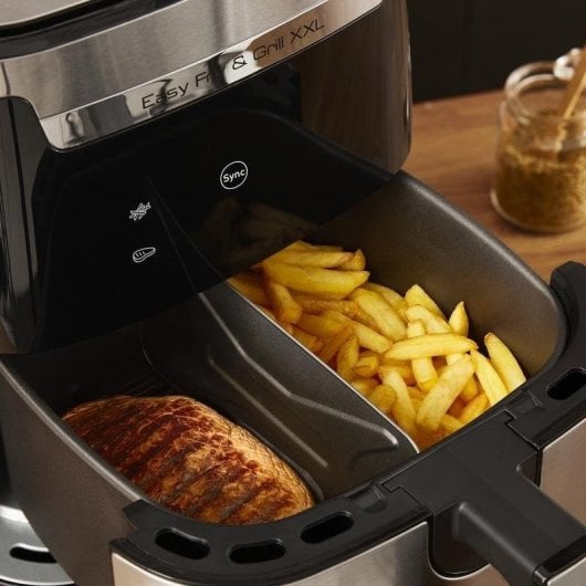 Heißluftfritteuse Tefal Easy Fry & Grill EY801D 6,5L 1650W mit Grill und Timer