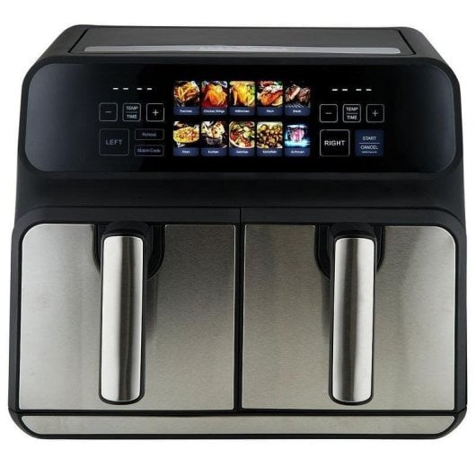 Heißluftfritteuse ProfiCook PC-FR 1287 H 8L 2200W Doppelfach LED Touch