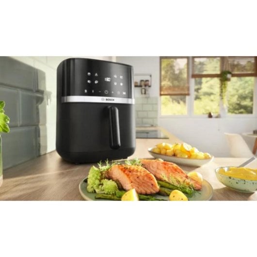 Freidora de air Bosch Serie 4 MAFS2462B 6,1L 2050W écran tactile maintien au chaud