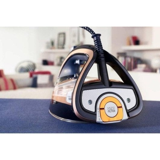 Plancha Tefal FV9865E0 Suela Durilium Autoclean 3000W 250 g/min Negro Oro