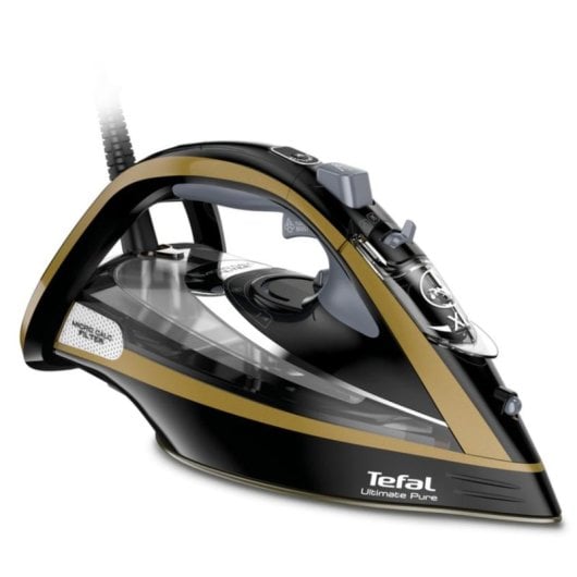 Plancha Tefal FV9865E0 Suela Durilium Autoclean 3000W 250 g/min Negro Oro