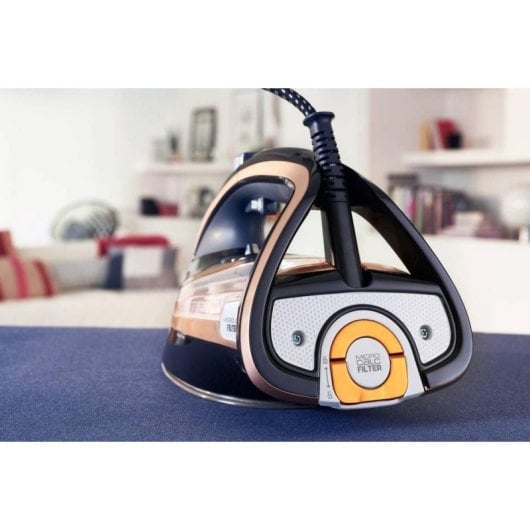 Plancha Tefal FV9865E0 Suela Durilium Autoclean 3000W 250 g/min Negro Oro