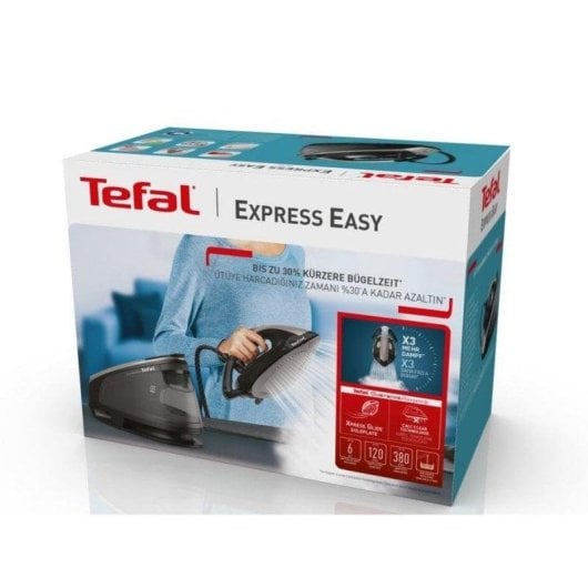 Estação de Engomar a Vapor Tefal Express Easy SV6140 2200W 1,7L 6 bar