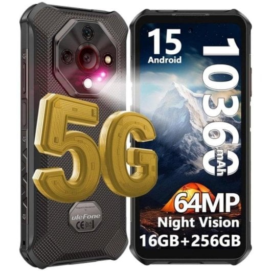 Ulefone Armor X16 Pro 5G 8GB 256GB 6,56" Schwarz Outdoor-Smartphone