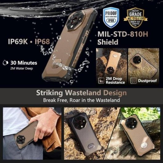 Ulefone Armor X16 Pro 5G 8GB 256GB 6,56" Schwarz Outdoor-Smartphone