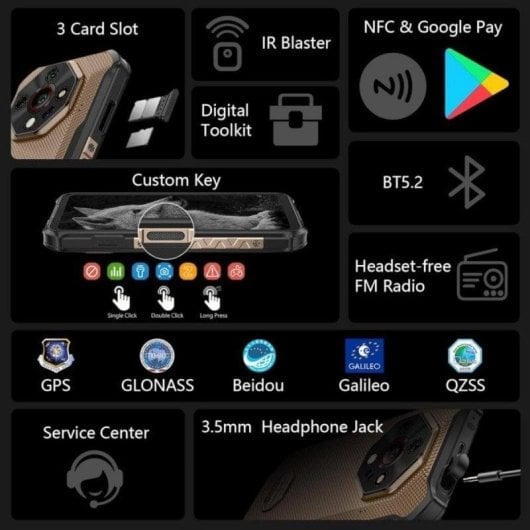 Ulefone Armor X16 Pro 5G 8GB 256GB 6,56" Schwarz Outdoor-Smartphone