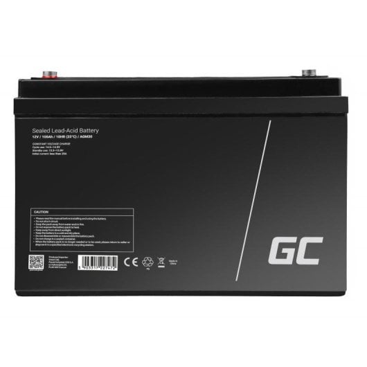 Batterie Green Cell AGM30 100 Ah 12 V VRLA Wartungsfrei Marine