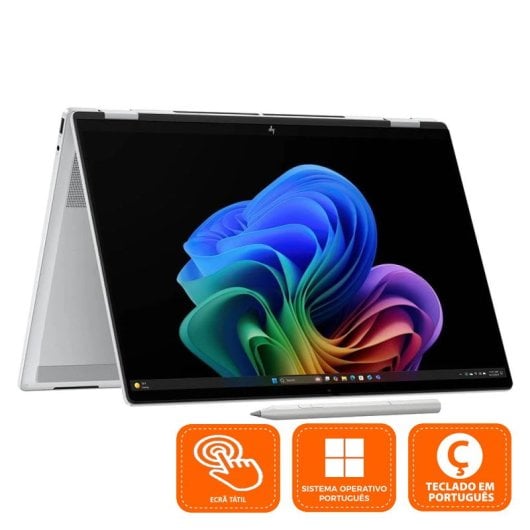 HP OmniBook X FlipNGAI 16-as0008np Intel Core Ultra 7 258V/32GB/512GB SSD/16" Tátil (PT)