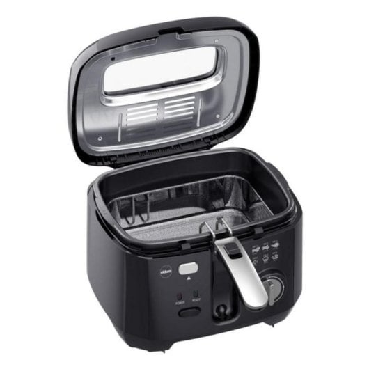 Freidora traditionell Eldom FR18C 2,5L 1800W Sichtfenster Schwarz