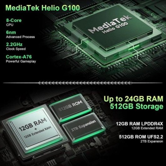 Ulefone Armor 33 4G 12GB 512GB 6.95" Nero