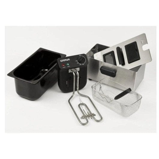 Fritteuse G3Ferrari Pastella 3L 2000W mit Anti-Geruchsfilter und Sichtfenster