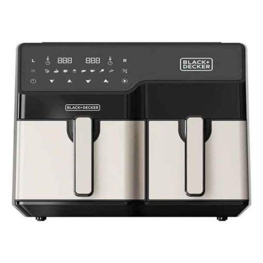 Fritadeira de Ar Black & Decker BXAF9000E 9L 2500W Dupla Zona com Temporizador