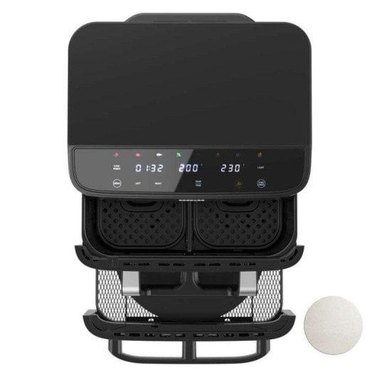 Freidora de aire Cecotec Cecofry Foodcourt 18000 18L 2700W horno pizza y doble zona