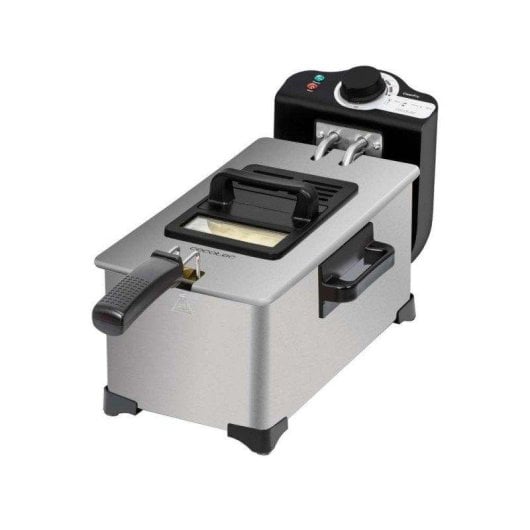 Friggitrice tradizionale Cecotec Cleanfry 3L Full Inox 3 litri 2000W filtro OilCleaner