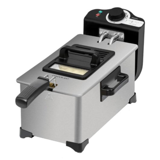 Friteuse Cecotec CleanFry 3 L 2000W avec filtre OilCleaner et fenêtre