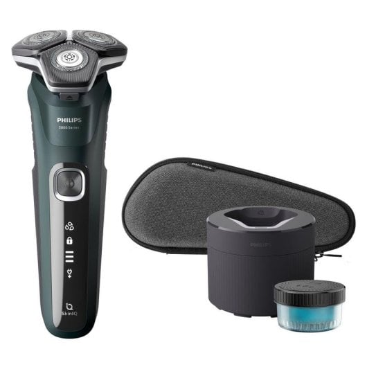 Elektrorasierer Philips Shaver Series 5000 S5884/50 Kabellos 60min Nass- und Trockenrasur 3 Scherköpfe Schnellladung