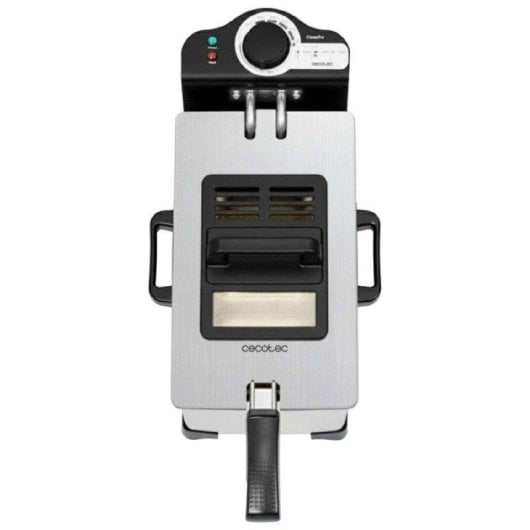 Freidora tradicional Cecotec CleanFry 3L 2000W acero inoxidable filtro OilCleaner