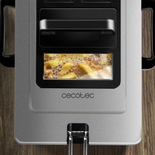 Freidora tradicional Cecotec CleanFry 3L 2000W acero inoxidable filtro OilCleaner