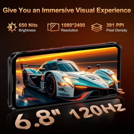 Smartphone OUKITEL WP300 36GB 512GB 5G Dual SIM 16000mAh NFC Cámara 108MP