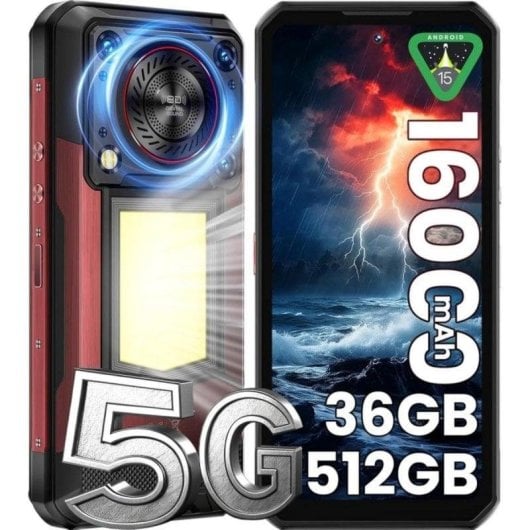 Oukitel WP56 5G 12 Go Noir 6,8" 512 Go étanche