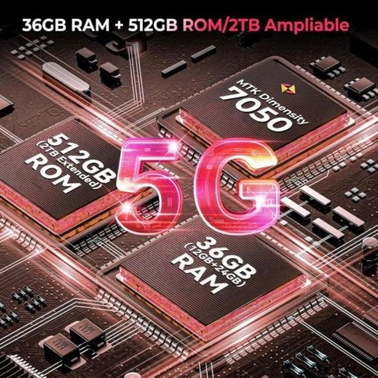 Oukitel WP56 5G 12GB 512GB 6.8" Noir