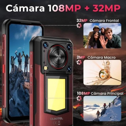 Smartphone OUKITEL WP56 36GB RAM 512GB 5G 16000mAh Android 15 Rugged