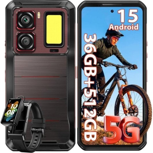 Smartphone OUKITEL WP300 36GB 512GB 5G Reloj Modular Batería 16000mAh Resistente