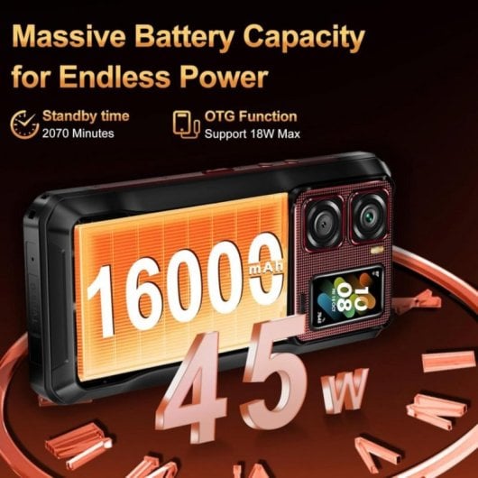 Smartphone OUKITEL WP300 36GB 512GB 5G Reloj Modular Batería 16000mAh Resistente
