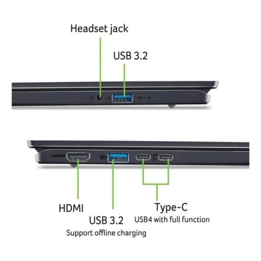 Portátil Acer Swift Go 16 SFG16-61-R5Y5 16" AMD Ryzen AI 7 350 16GB 1TB SSD Radeon 860M Windows 11 Home