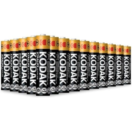 Pilha AAA Kodak Xtralife LR03 Pack 60 Alcalinas 1,5V longa duração