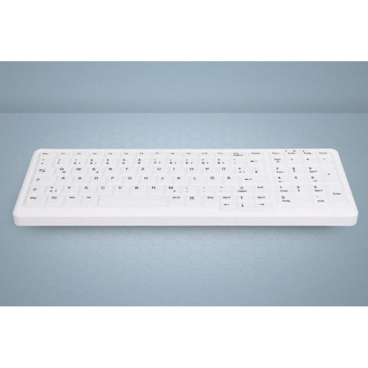Teclado CHERRY AK-C7000 tijera médico QWERTZ alemán blanco resistente a agua