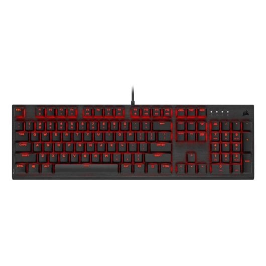 Teclado Corsair CH-910D029-FR mecânico Layout FR retroiluminado RGB full size cinzento