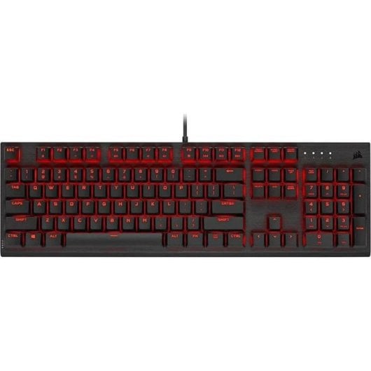 Teclado Corsair CH-910D029-FR mecânico Layout FR retroiluminado RGB full size cinzento