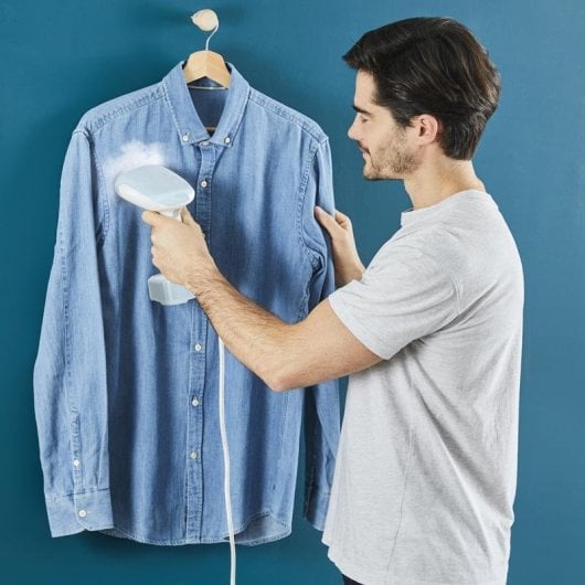 Vaporizateur Tefal Access Steam Pocket DT3041 1300W Bleu Blanc Compact