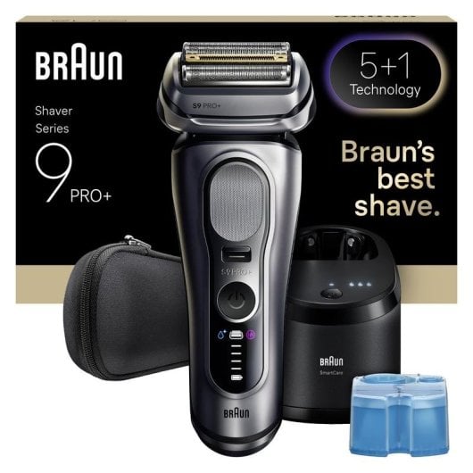 Rasierer Braun Series 9 Pro+ 9667CC Silber Nass- und Trockenbetrieb Li-Ion Akku