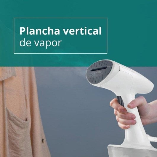 Plancha vertical de vapor Kubo 1600W depósito 320 ml ajuste vapor apagado automático blanco