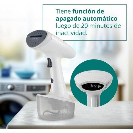 Plancha vertical de vapor Kubo 1600W depósito 320 ml ajuste vapor apagado automático blanco
