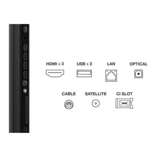TV TCL QD Mini LED 55C69KS 55" 4K UltraHD 60Hz Smart TV Google TV HDR10 Onkyo